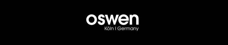 Oswen Brand Logo on a black background