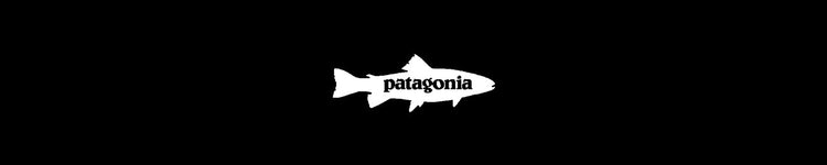 Patagonia Fishing Logo on Black background