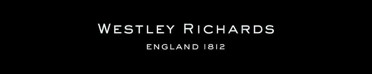 Westley Richards Brand Logo on Black Background