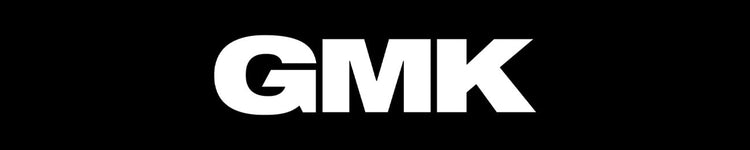 GMK Brand Logo on Black Background