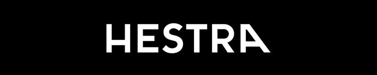 Hestra Brand Logo On Black Background
