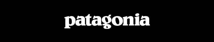 Patagonia brand logo on black background