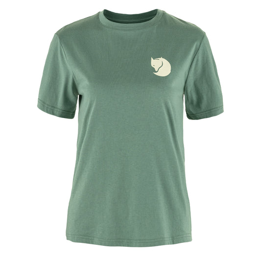 Fjallraven Womens Walk With Nature T-Shirt Patina Green - The Sporting Lodge