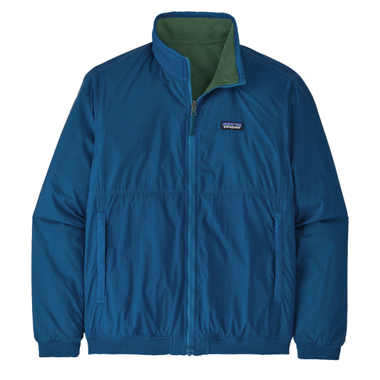 Patagonia Reversible Shelled Microdini Fleece Jacket Endless Blue - The Sporting Lodge