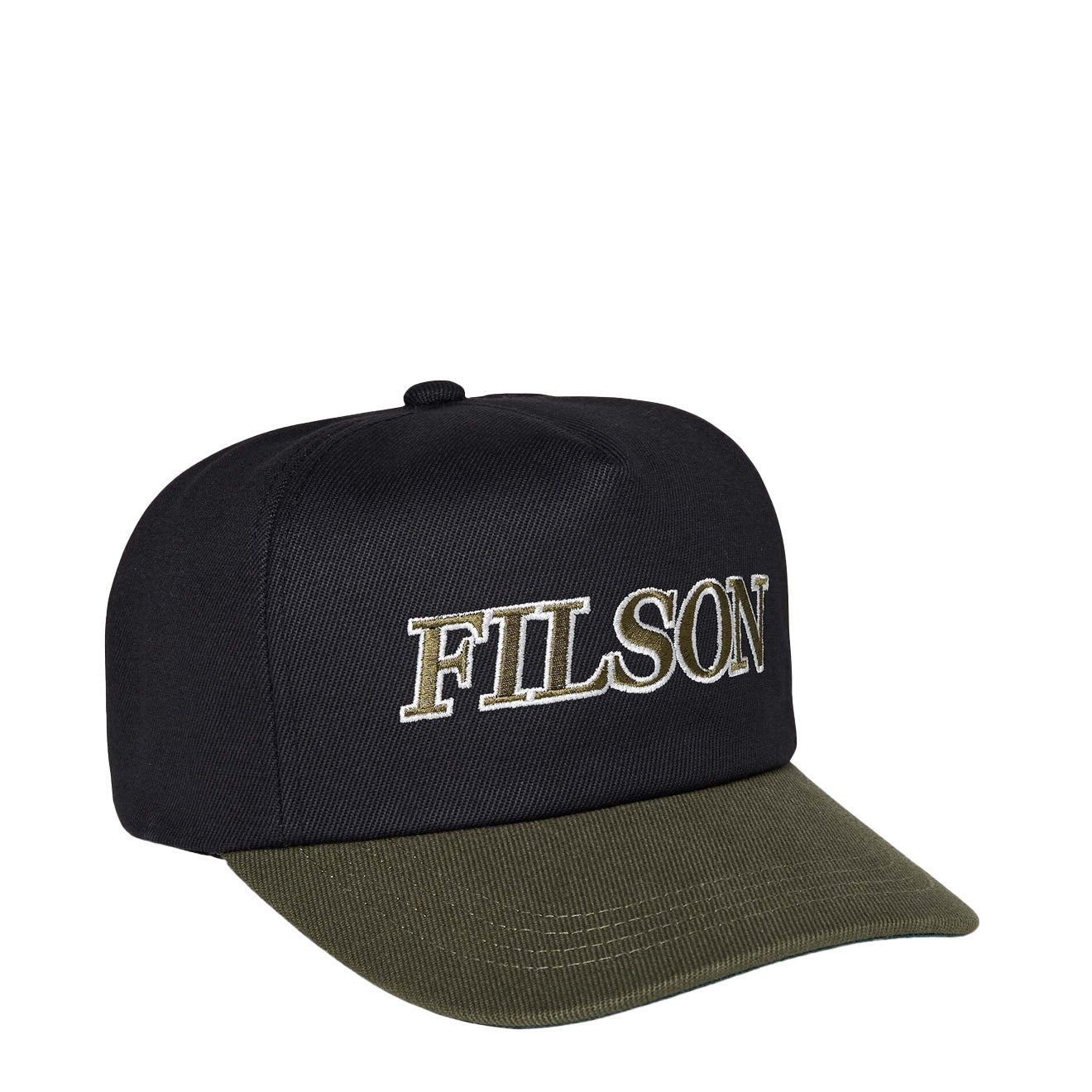 Filson Rugged Twill Forrester Cap Black - The Sporting Lodge