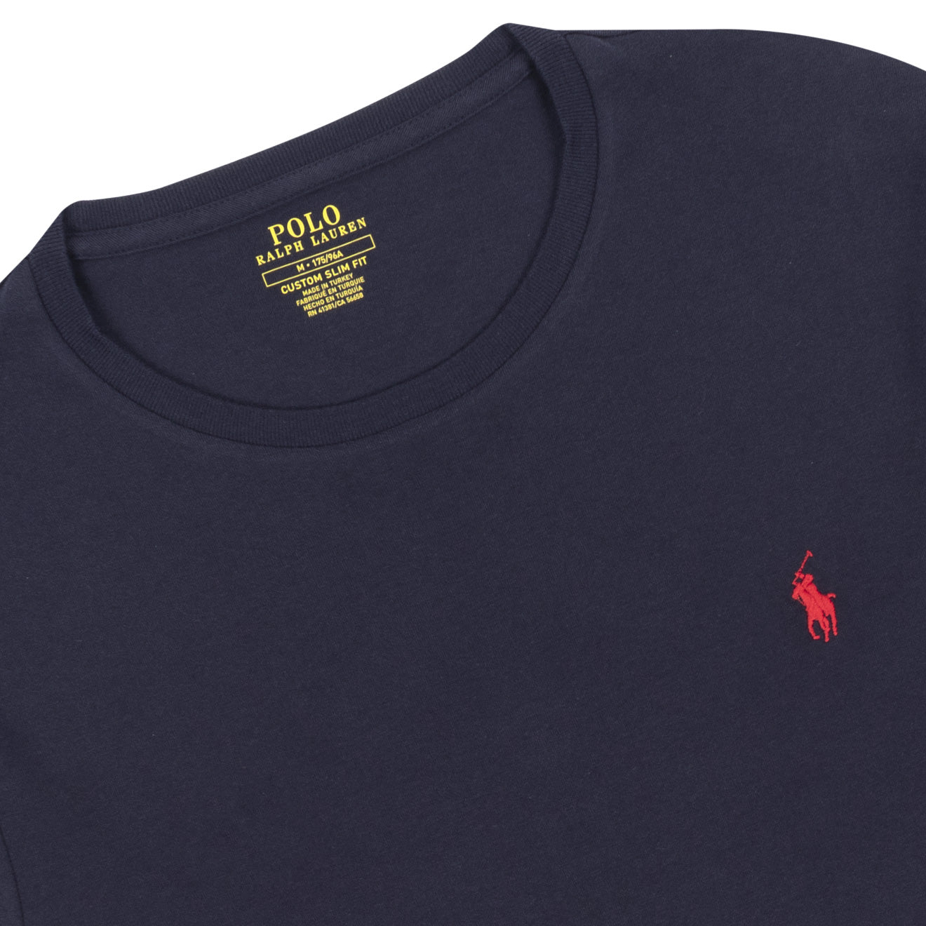 Polo Ralph Lauren Custom Slim Fit Cotton LS T-Shirt Ink Navy | The Sporting  Lodge