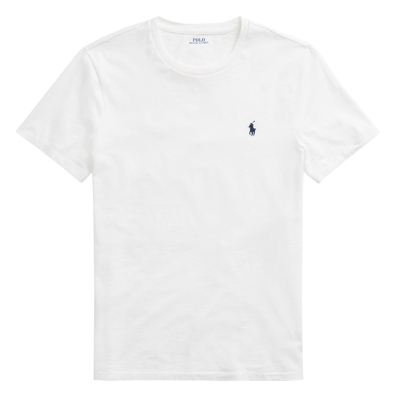 Polo Ralph Lauren Custom Slim Fit Cotton T-Shirt White | The Sporting Lodge