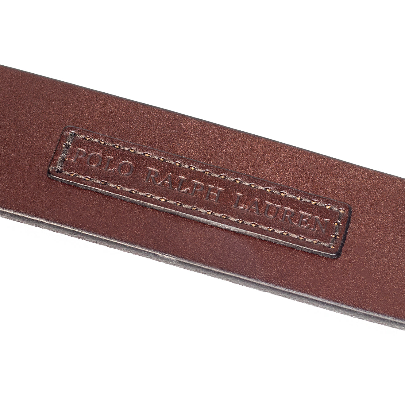 Polo Ralph Lauren Double Keeper Leather Roller Buckle Belt Brown | The ...