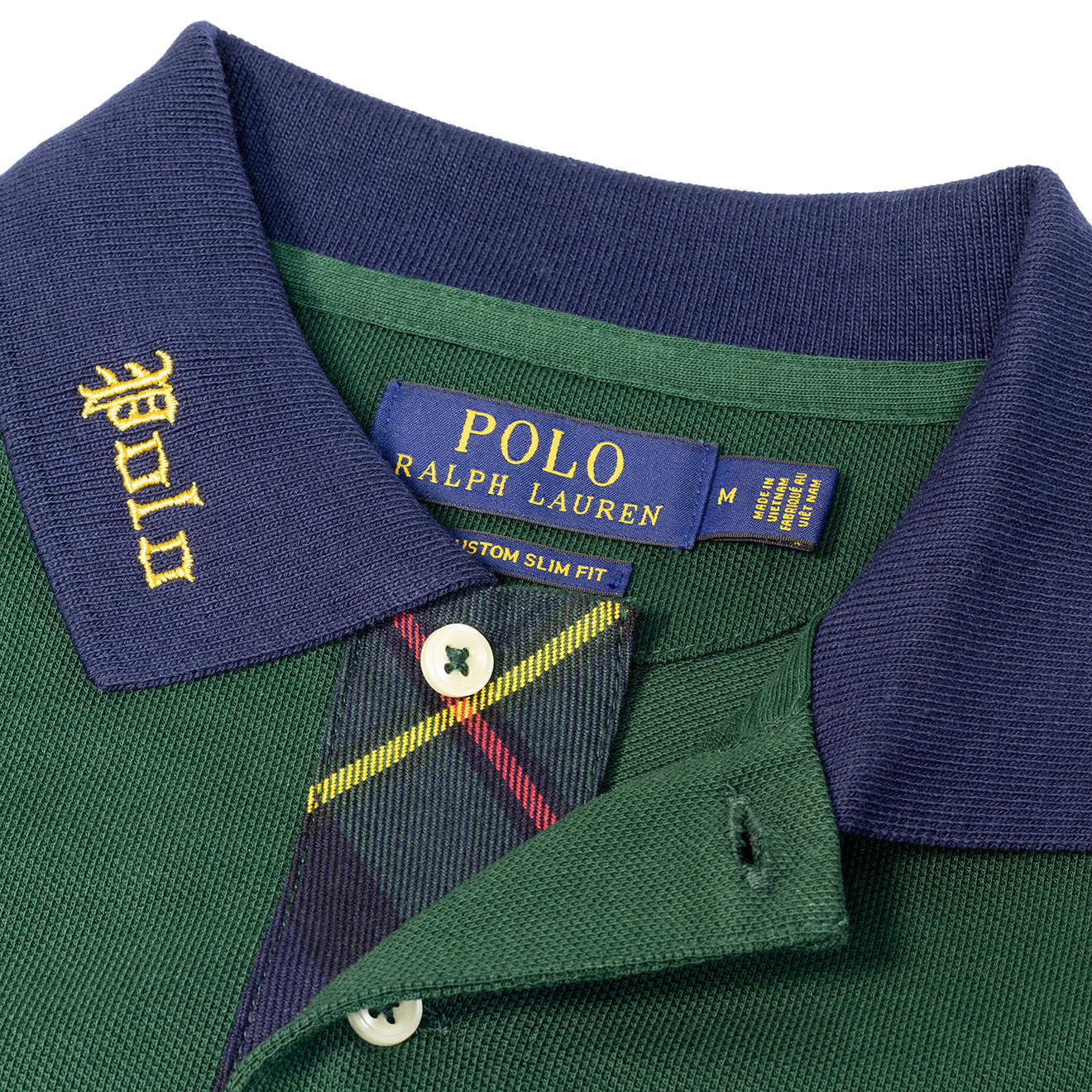 Polo Ralph Lauren Stitch Badge Polo Green | The Sporting Lodge