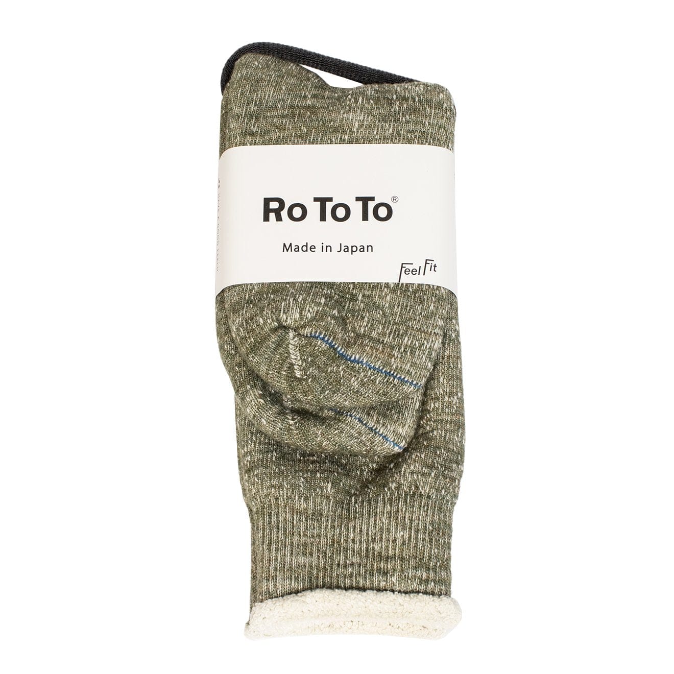 RoToTo Double Face Socks Army Green | The Sporting Lodge