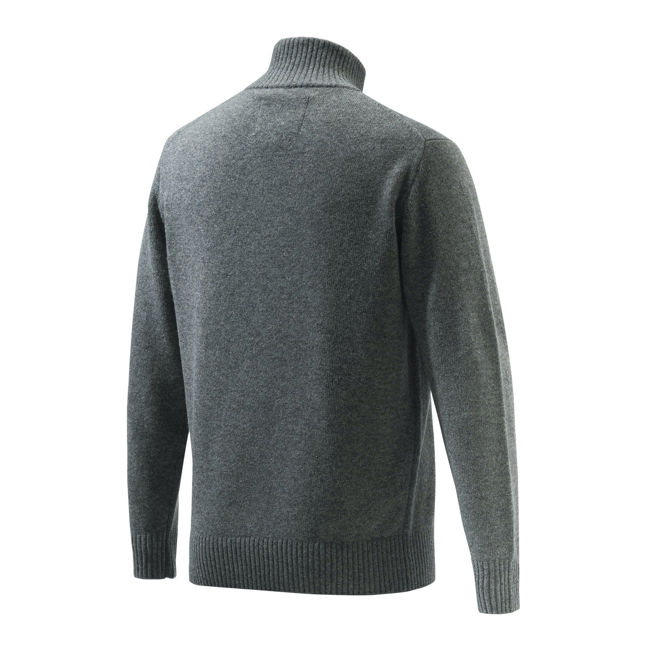 Beretta Dorset Half Zip Sweater Grey Melange | The Sporting Lodge