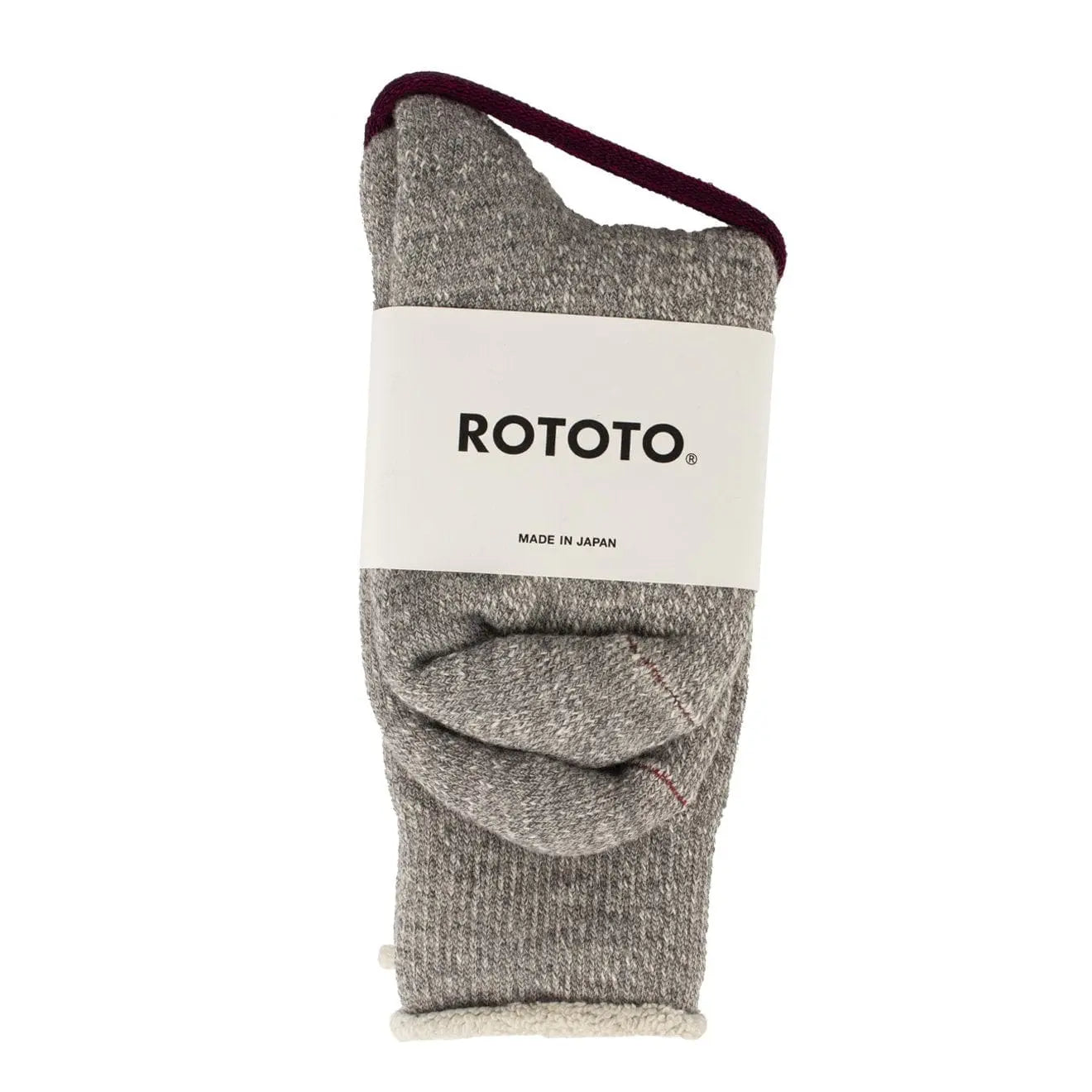 RoToTo Double Face Socks Mid Gray | The Sporting Lodge