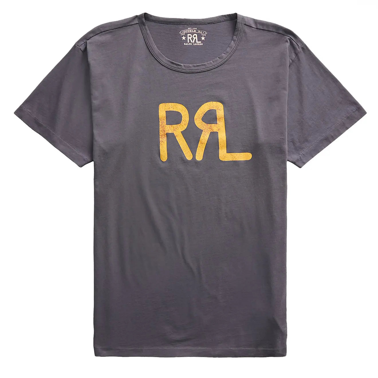 RRL by Ralph Lauren S/S Logo T-Shirt Navy | The Sporting Lodge