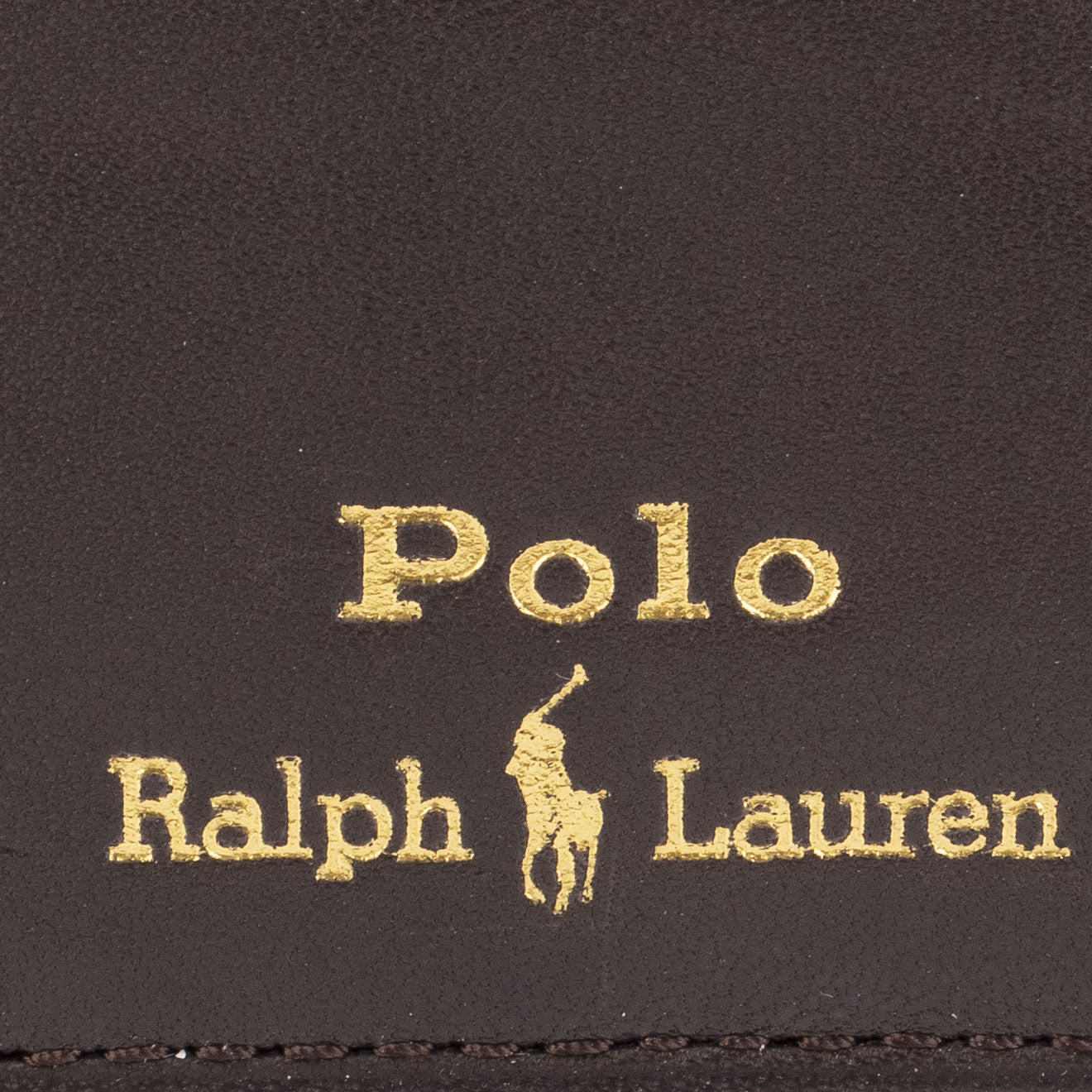Polo Ralph Lauren Small Leather Card Case Brown | The Sporting Lodge