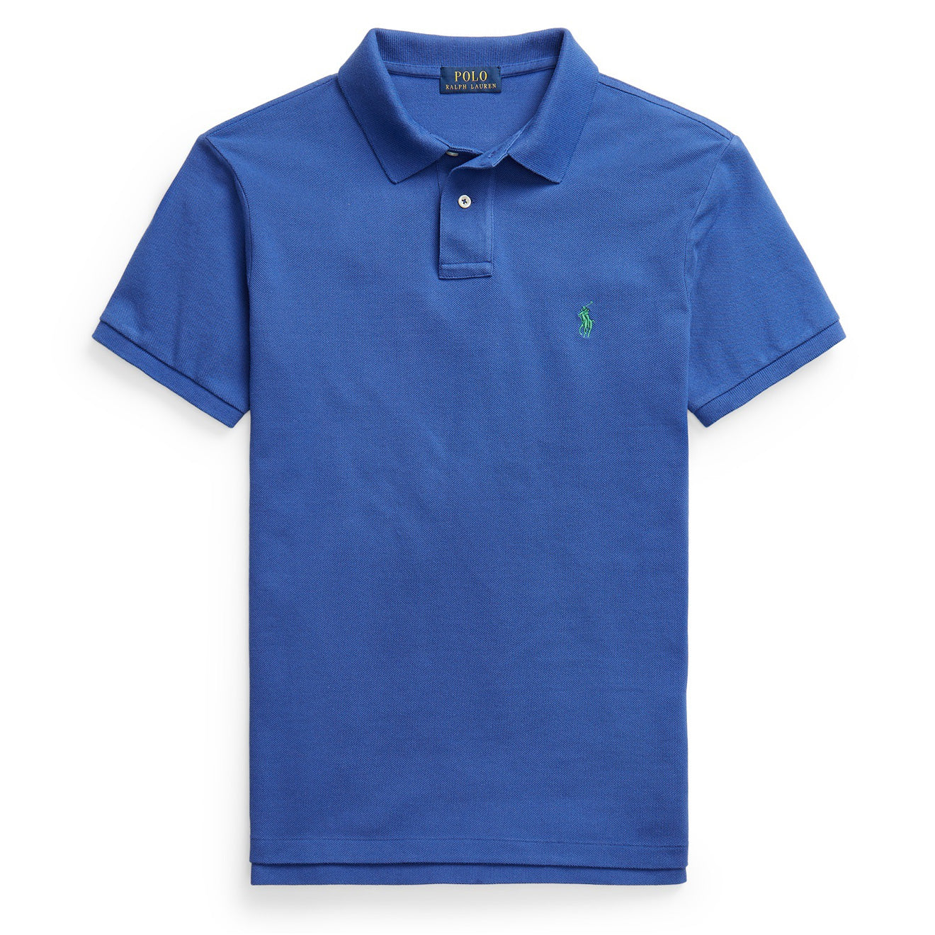 Polo Ralph Lauren Slim Fit Mesh Polo Shirt Bright Navy | The Sporting Lodge