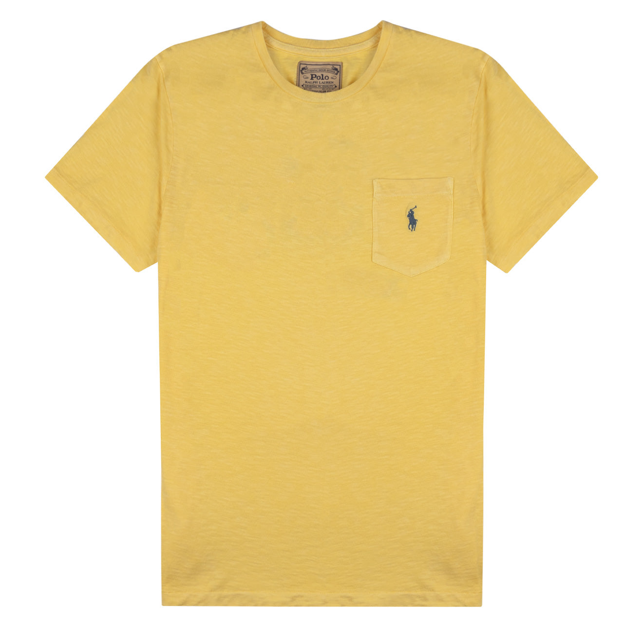 Polo Ralph Lauren Custom Slim Fit Pocket T-Shirt Empire Yellow | The ...