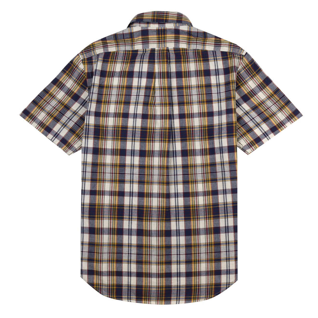 Polo Ralph Lauren Cotton Check Shirt Navy / Yellow Multi | The Sporting ...