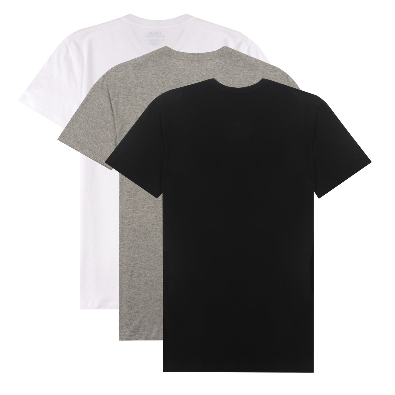 Polo Ralph Lauren 3-Pack S/S Crew Undershirt White / Black / Grey | The ...