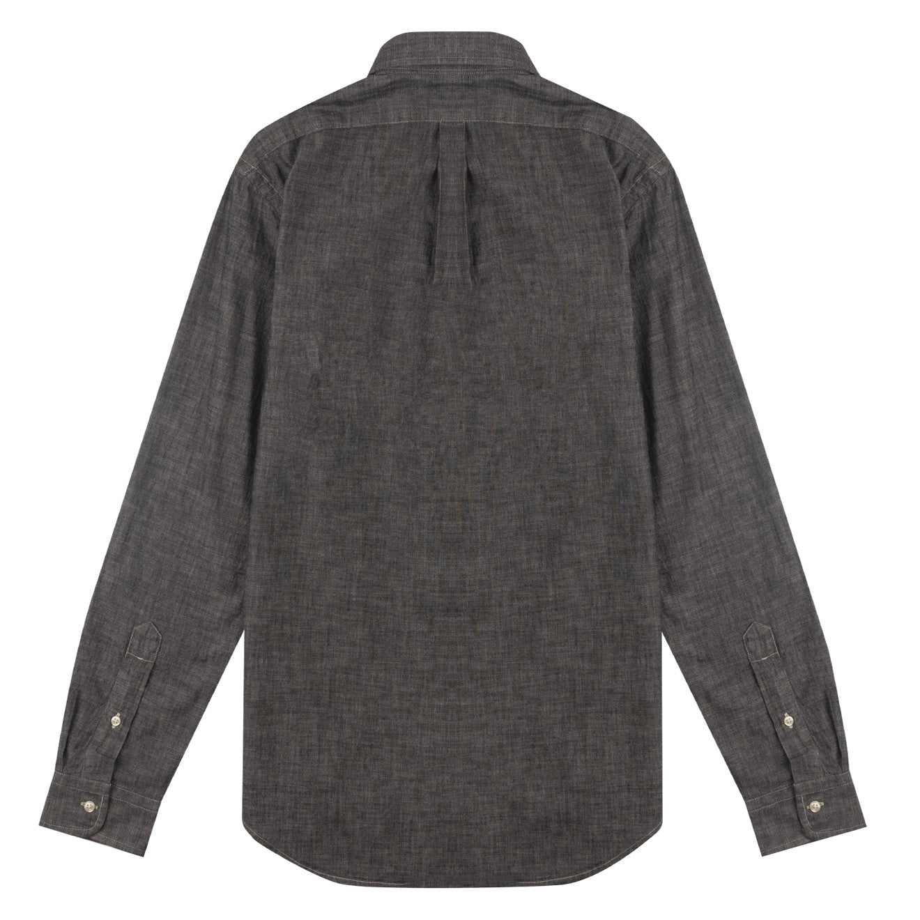 Polo Ralph Lauren Slim Fit Chambray Shirt Light Grey | The Sporting Lodge