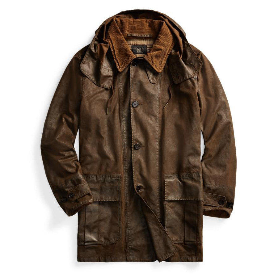 RRL by Ralph Lauren Waxed Cotton Walking Coat | The Sporting Lodge