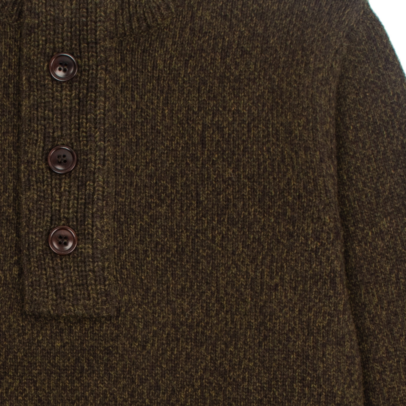 Barbour Sid Half Zip Knit Olive Marl | The Sporting Lodge