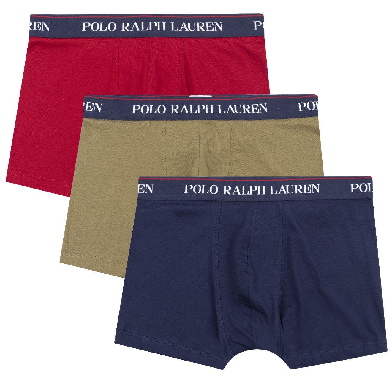 Polo Ralph Lauren Classic Trunk 3-Pack Navy / Red / Olive | The ...