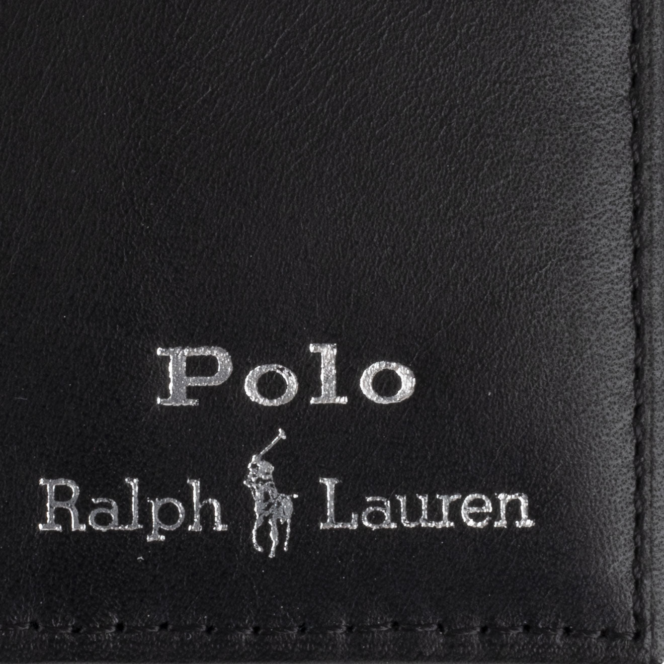 Polo Ralph Lauren Leather Billfold Wallet Black | The Sporting Lodge
