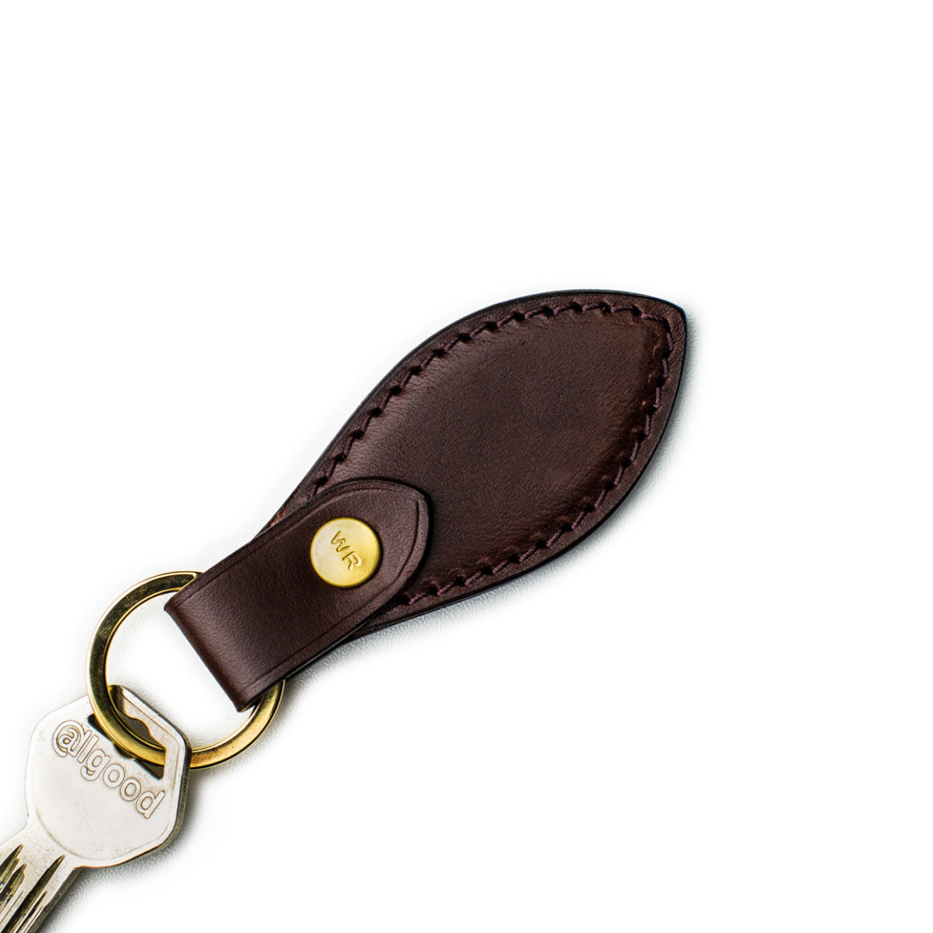 Westley Richards Leather Key Fob Dark Tan | The Sporting Lodge