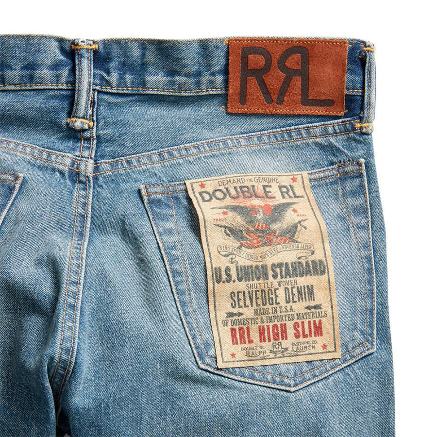 RRL by Ralph Lauren High Slim Fit Selvedge Jean Colloway Wash | The ...