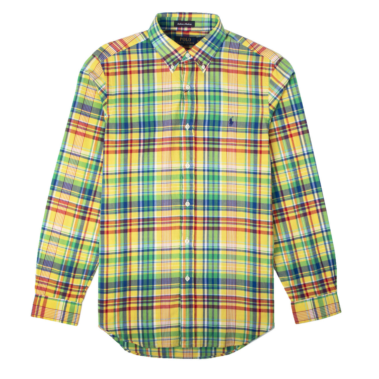 Polo Ralph Lauren L/S Custom Fit Check Shirt Yellow / Blue Multi | The  Sporting Lodge