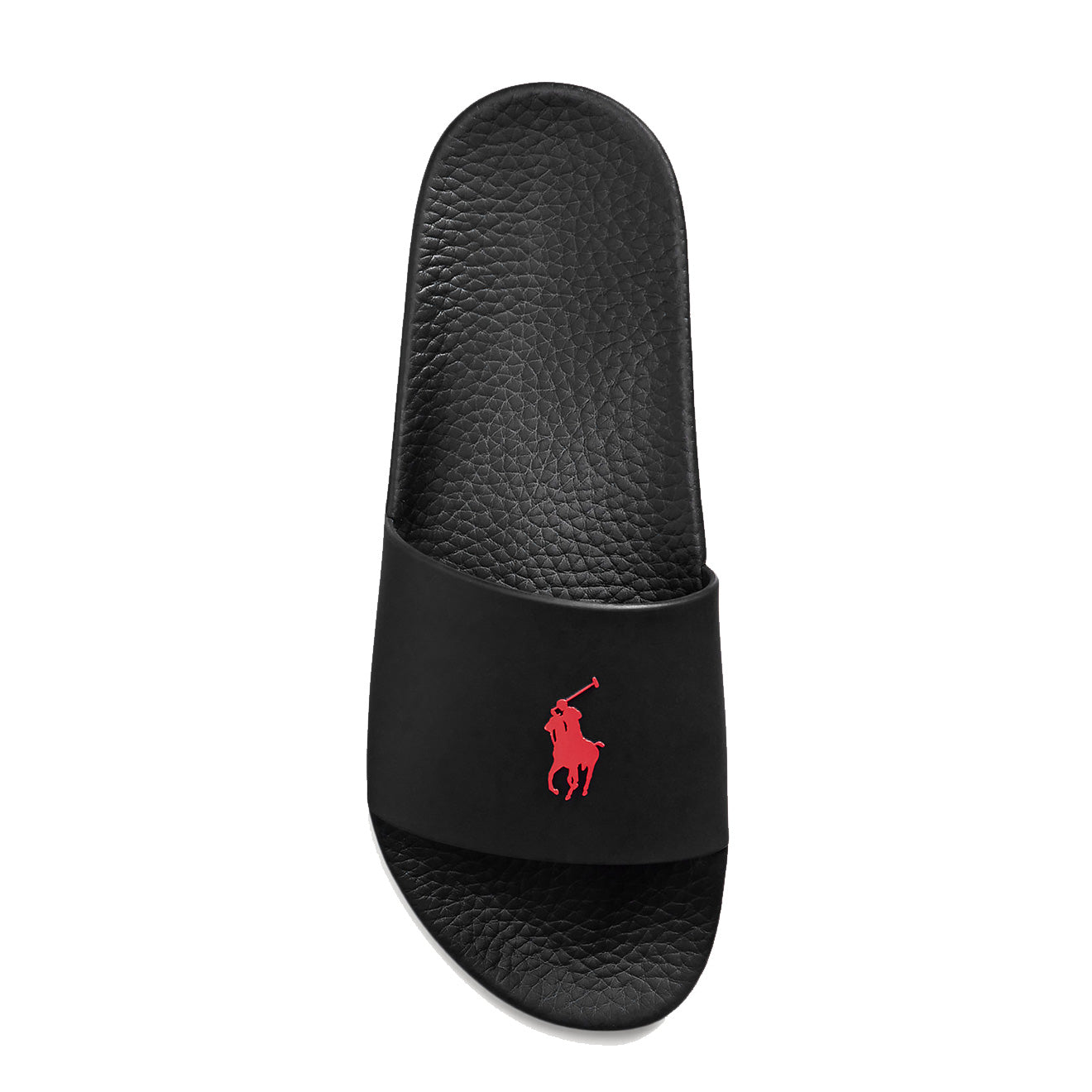 Polo Ralph Lauren Signature Pony Slide Black / Red Pp | The Sporting Lodge