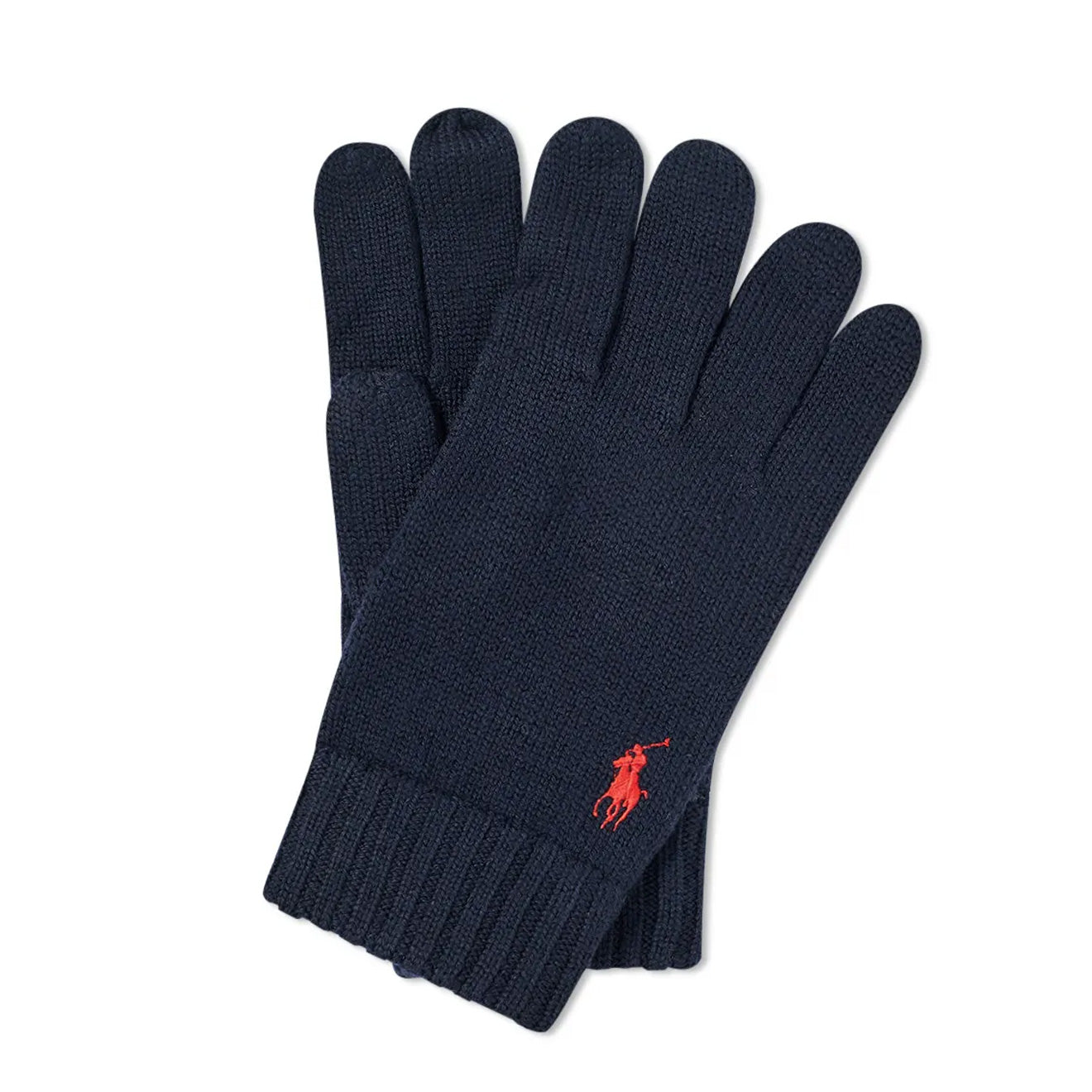 Polo Ralph Lauren Merino Wool Gloves Hunter Navy | The Sporting Lodge