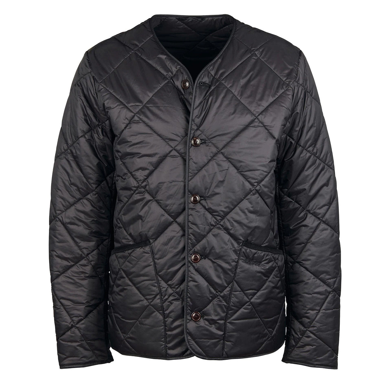 Barbour Liddesdale Quilt Cardigan Black | The Sporting Lodge