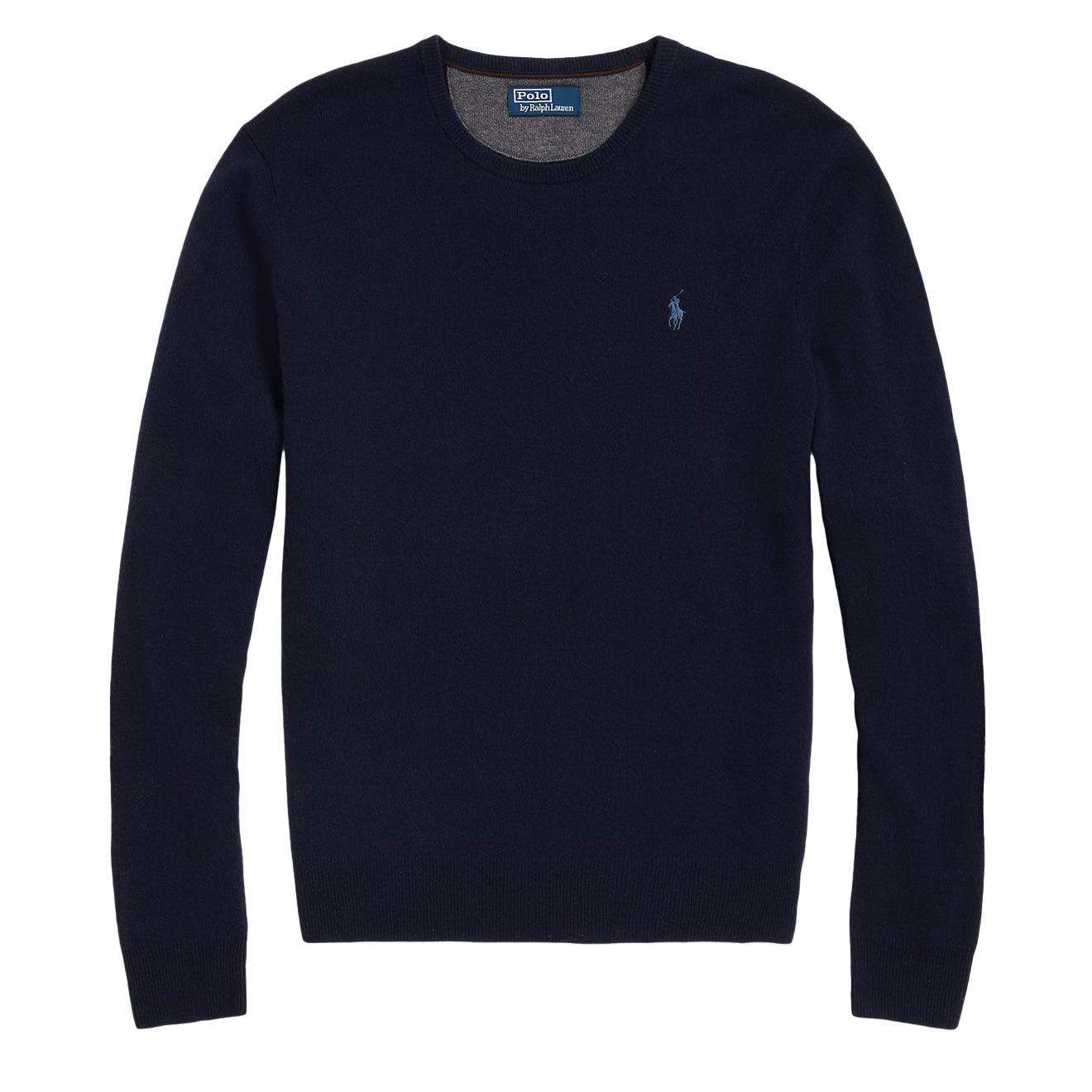Polo Ralph Lauren Wool Crew Neck Knit Hunter Navy | The Sporting Lodge