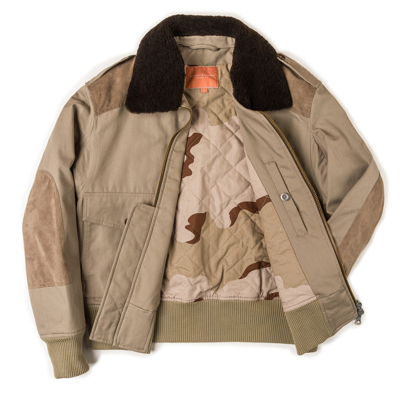Westley Richards Hide Jacket Sand Stone | The Sporting Lodge