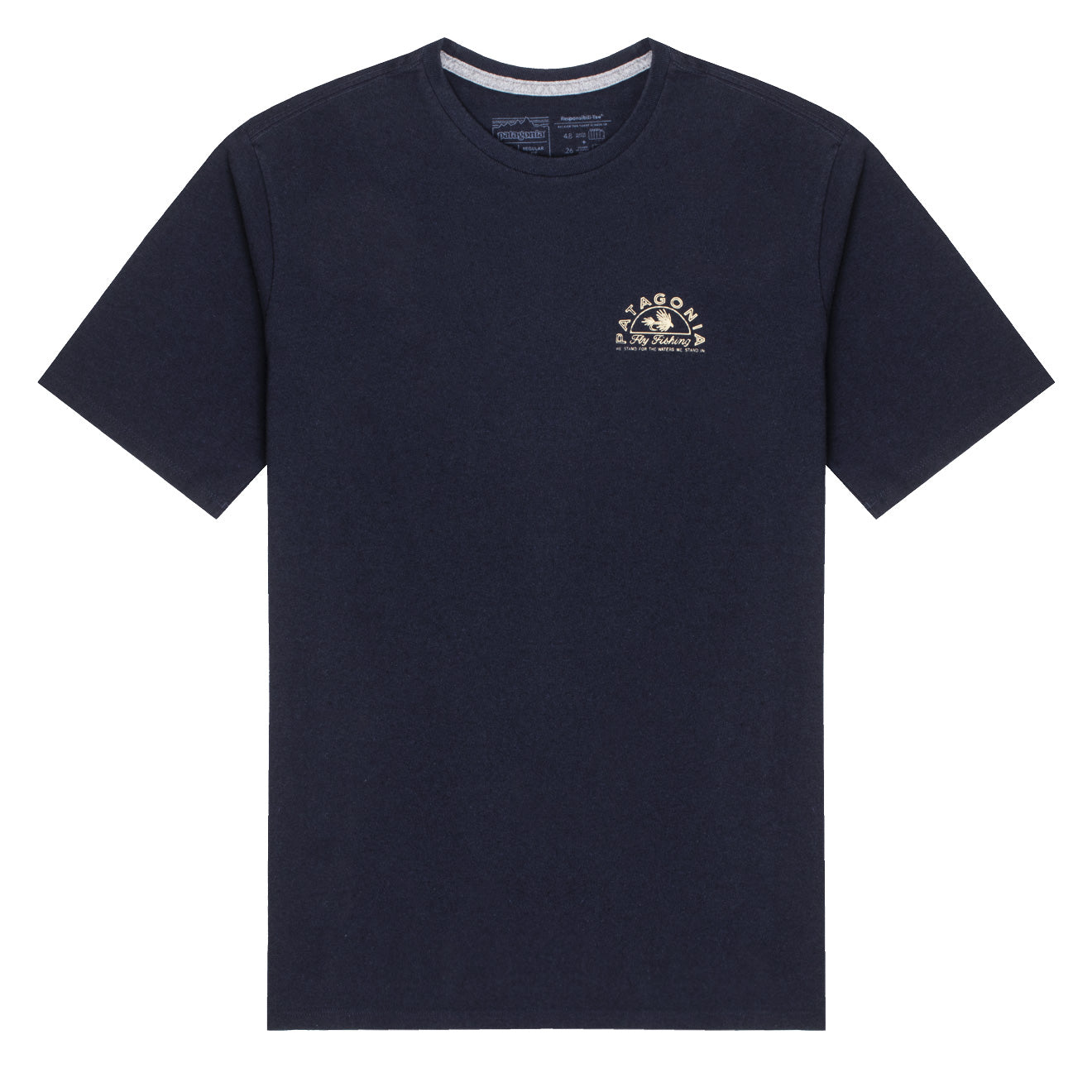 Patagonia Hatch Hour Responsibili-Tee New Navy | The Sporting Lodge