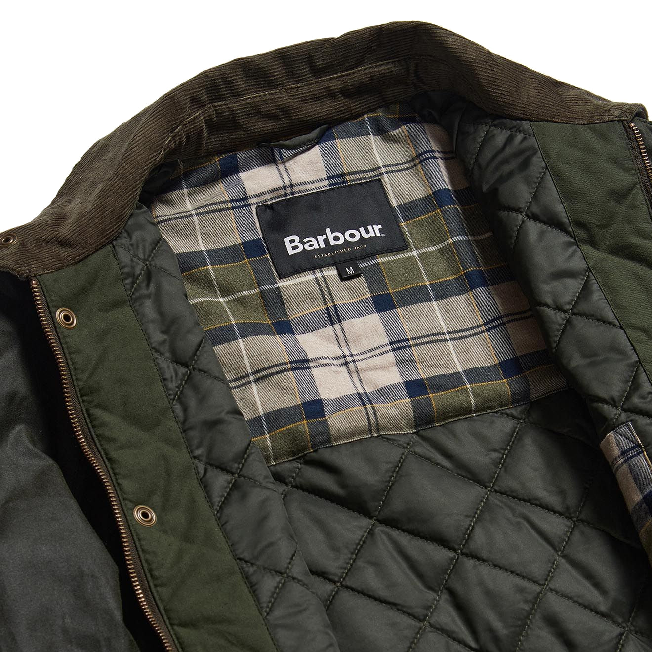 Barbour Ambleside Wax Jacket Fern | The Sporting Lodge