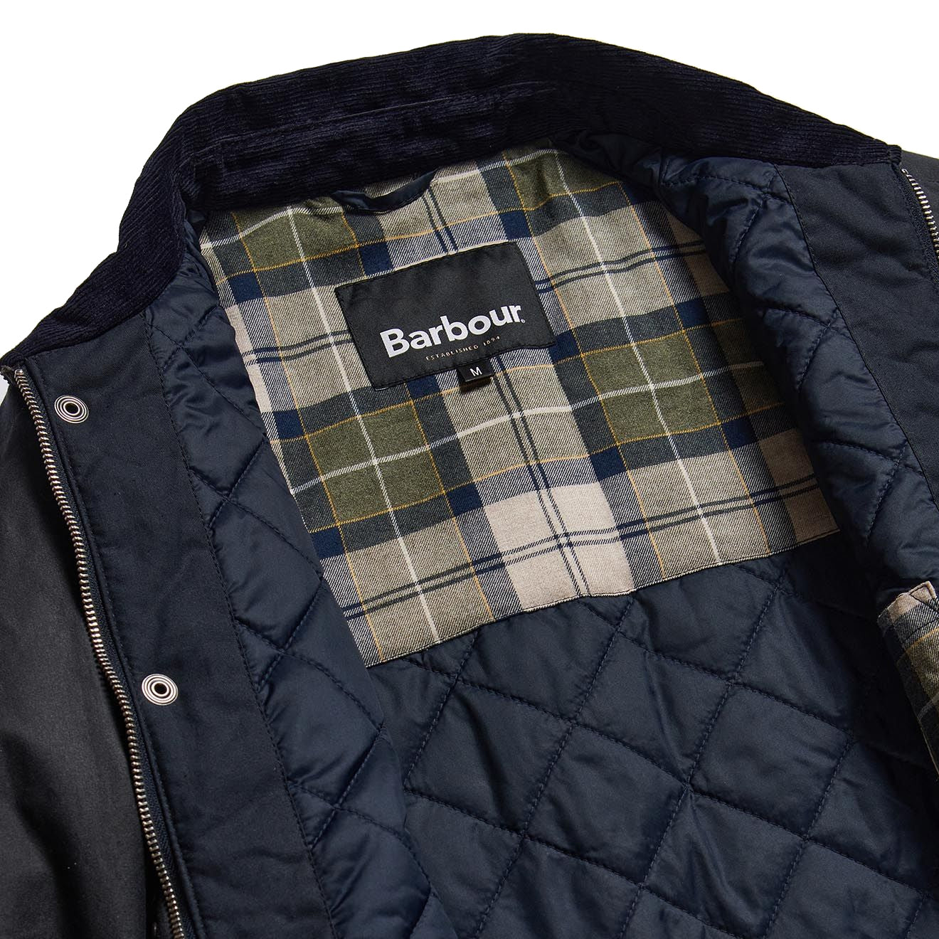 Barbour Ambleside Wax Jacket Navy | The Sporting Lodge