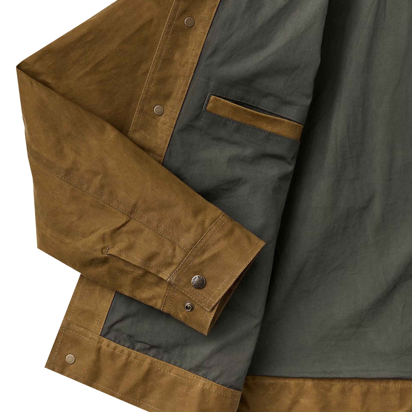 Filson Tin Cloth Work Jacket Dark Tan | The Sporting Lodge