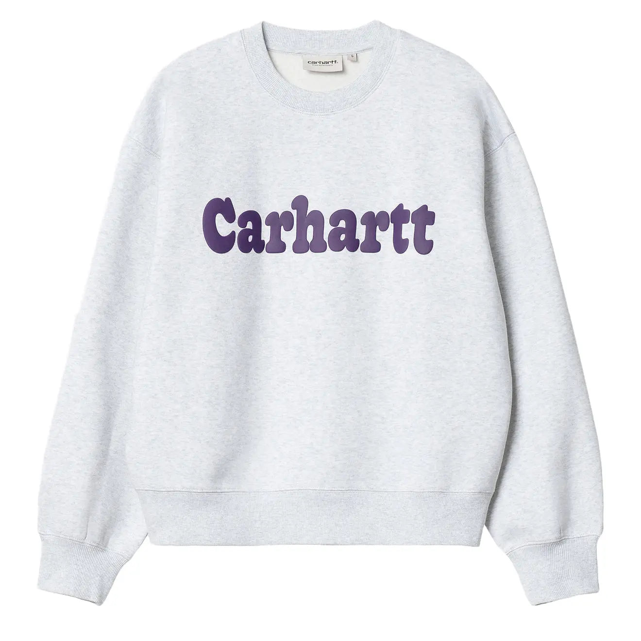 Carhartt WIP Womens Bubbles Sweatshirt Grey Heather / Cassis | The ...