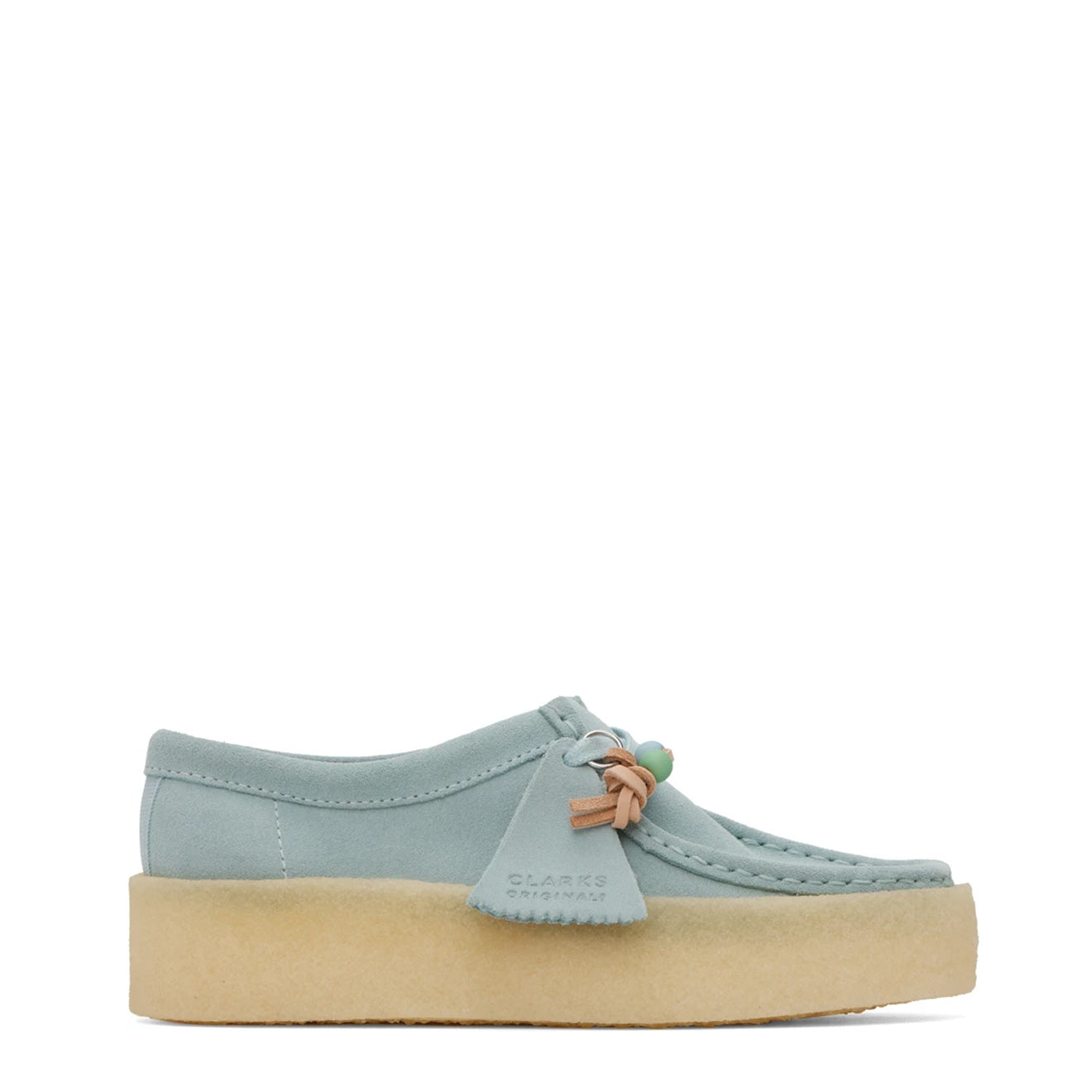 Clarks Originals Womens Wallabee Cup Blue Suede | The Sporting Lodge