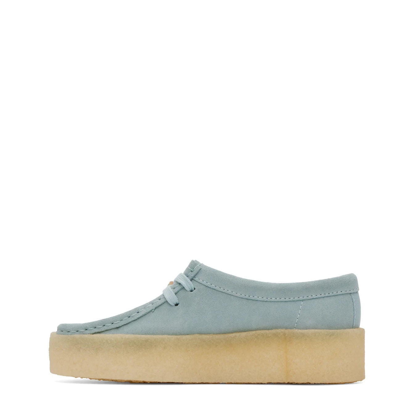 Clarks Originals Womens Wallabee Cup Blue Suede | The Sporting Lodge