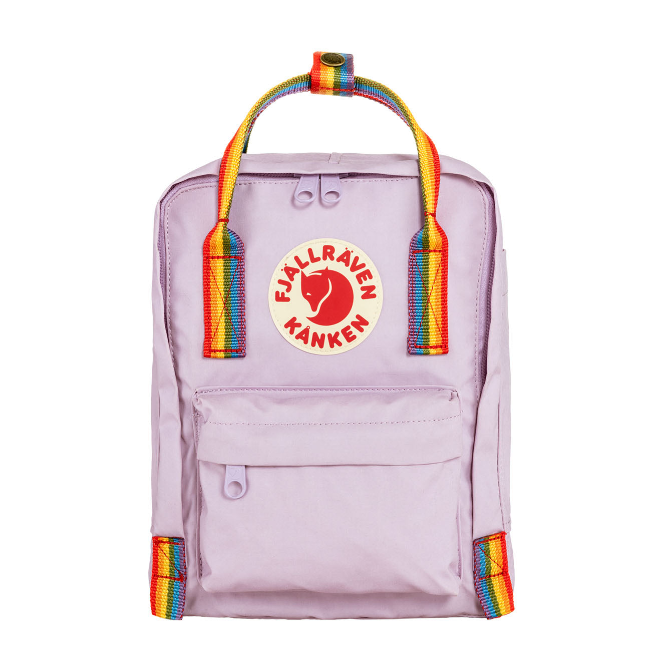 Fjallraven Kanken Rainbow Mini Pastel Lavender-Rainbow | The Sporting Lodge