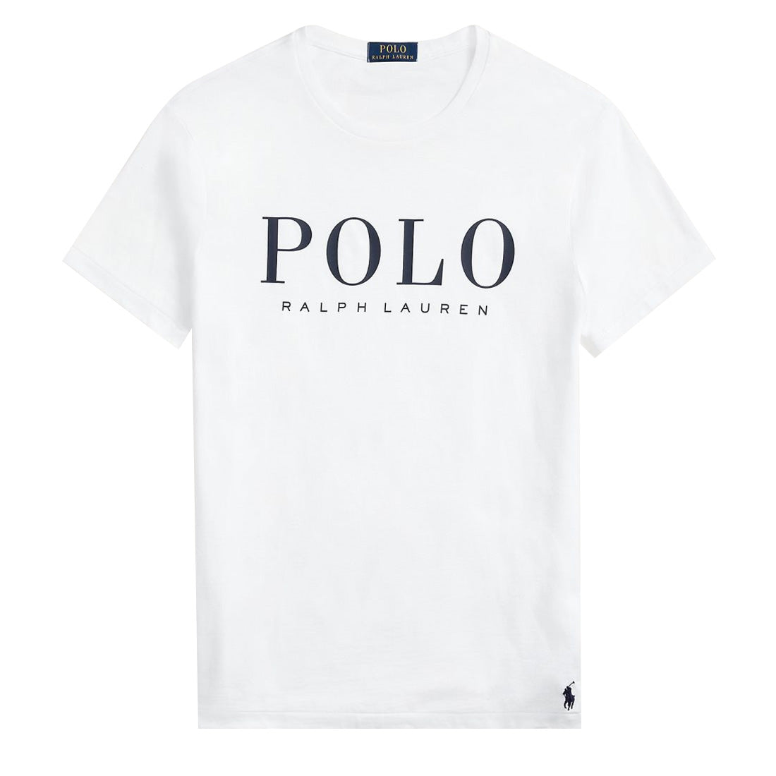 Polo Ralph Lauren Custom Slim Fit Logo Jersey T-Shirt White | The ...