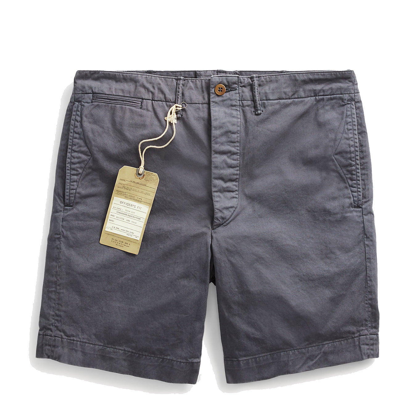 RRL by Ralph Lauren Garment-Dyed Chino Short Navy | The Sporting Lodge