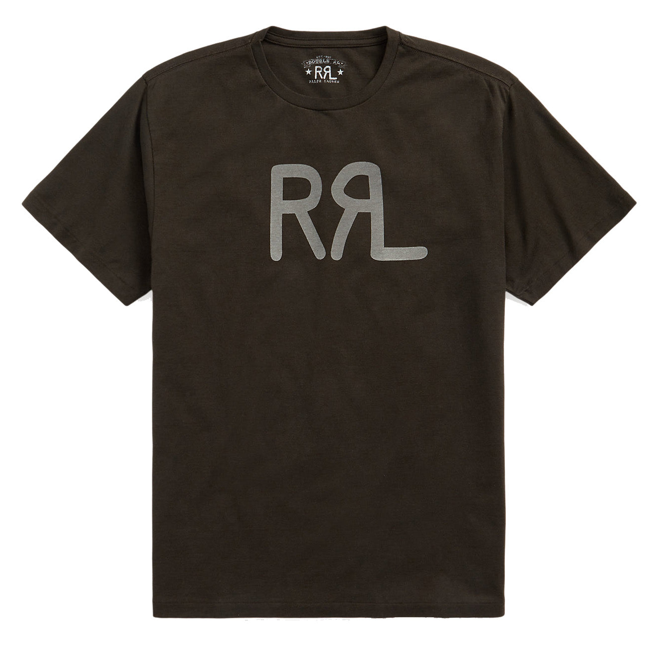 RRL by Ralph Lauren Logo Jersey T-Shirt Faded Black Canvas | The ...