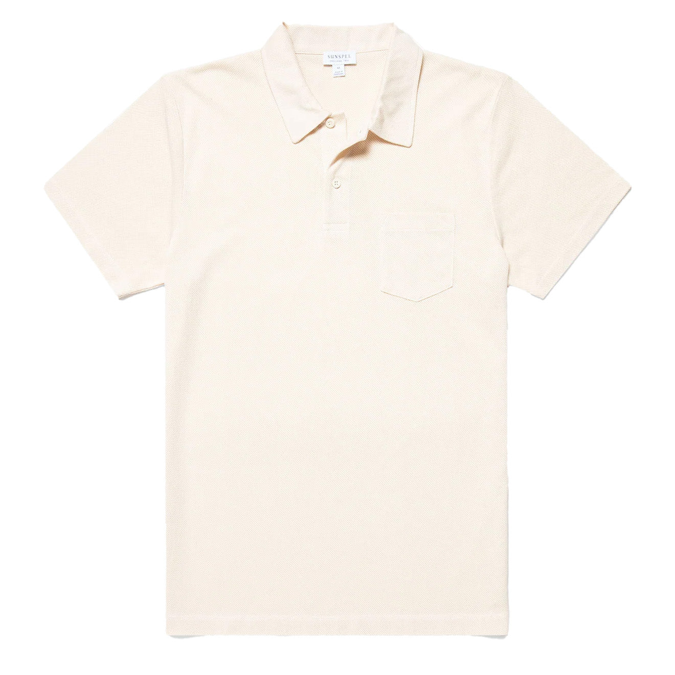 Sunspel Riviera Polo Shirt Undyed | The Sporting Lodge